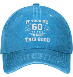 It Took Me 60 Years to Look This Good Cowboy Hat Men Baseball Cap Hats for Women Dad Hat Adjustable Trucker Hat Black Blue $1...