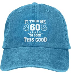 It Took Me 60 Years to Look This Good Cowboy Hat Men Baseball Cap Hats for Women Dad Hat Adjustable Trucker Hat Black Blue $1...