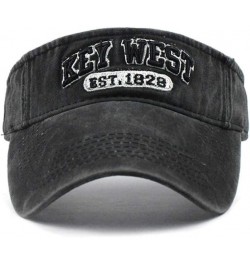 Sports Trucker Hat Adjustable Vintage Distressed Baseball Cap Washed Plain Dad Hat Classic Embroidery Cap Black $8.99 Basebal...