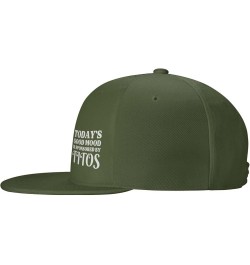 Today's Good Mood is Sponsored by Titos Flat Brim Sun Hat Men Women Baseball Cap Gifts Funny Trucker Hat Moss Green $10.77 Ba...