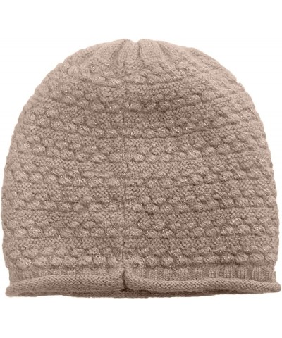 Knitted Hat Thick Soft Warm Thick Hat Without A Hood Suitable for Both Men and Women Hats Cover Ears Hats Coffee 11 $8.90 Sku...