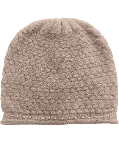 Knitted Hat Thick Soft Warm Thick Hat Without A Hood Suitable for Both Men and Women Hats Cover Ears Hats Coffee 11 $8.90 Sku...