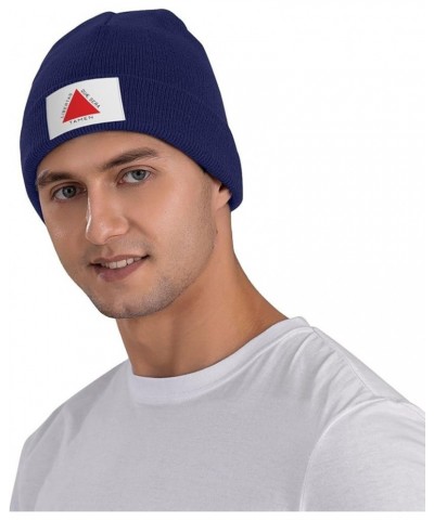 Bandeira De Minas Gerais Beanie Hat for Men Women Soft Cozy Skull Cap Winter Warm Knit Hats Navy Blue $10.47 Skullies & Beanies