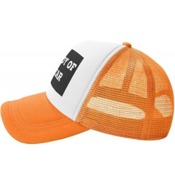 White Boy of The Year Mesh Hat Birthday Gifts Mesh Cap Unisex Baseball Cap Men Women Trucker Hat Orange $13.32 Baseball Caps