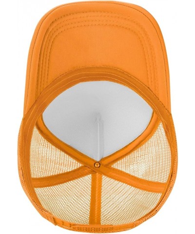 White Boy of The Year Mesh Hat Birthday Gifts Mesh Cap Unisex Baseball Cap Men Women Trucker Hat Orange $13.32 Baseball Caps