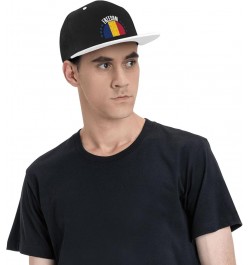 The Chad Flag and Freedom Baseball Cap for Men Women Snapback Hat Adjustable Flat Bill Hats White $11.37 Baseball Caps