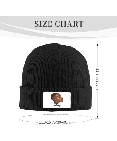 Dababys Knitted Hat Fashion Winter Ski Warm Knit Skull Caps Plain Cuffed Beanie for Men Women Black Black $10.82 Skullies & B...