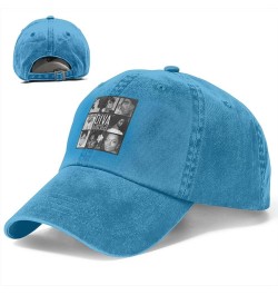 Diana Music Ross Hat Adjustable Washed Denim Hat Men Women Casquette Fashion Versatile Baseball Cap Black Blue $8.71 Baseball...