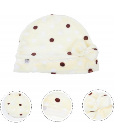 2pcs Flannel Maternity Hat Cotton Maternity Hat Confinement Hat Caps for Women Household Sleep Hat Yellow $5.60 Sun Hats