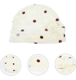 2pcs Flannel Maternity Hat Cotton Maternity Hat Confinement Hat Caps for Women Household Sleep Hat Yellow $5.60 Sun Hats