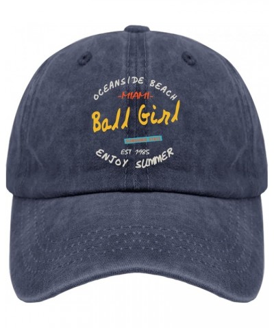 Mens Hat Volleyball Athletic Caps for Men's Cool Hat Quick Dry balll Girl Running Caps Navy Blue $9.22 Visors