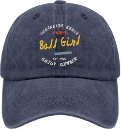 Mens Hat Volleyball Athletic Caps for Men's Cool Hat Quick Dry balll Girl Running Caps Navy Blue $9.22 Visors