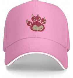 Willamette University Logo Sandwich Cap Unisex Classic Baseball Capunisex Adjustable Casquette Dad Hat Pink $9.84 Baseball Caps