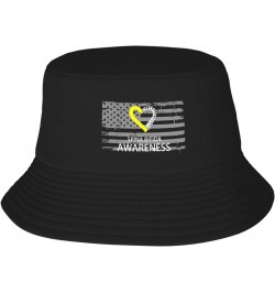 Spina Bifida Awareness Stay Cool and Stylish with Our Trendy Bucket Hats - Perfect for Summer Fun and Outdoor Adventures Blac...