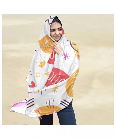 Shawls and Wraps for Evening Dress Elegant Women's Scarf Cute Autumn Animals Pattern Summer Headscarf Bandana Multicolor 7 $1...