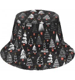 Christmas Trees Bucket Hat for Women Men Packable Bucket Hat Unisex Fishing Cap for Fall Winter Travel Camp Multicolor $10.11...