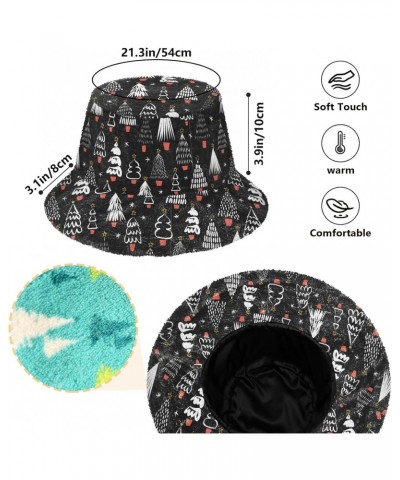 Christmas Trees Bucket Hat for Women Men Packable Bucket Hat Unisex Fishing Cap for Fall Winter Travel Camp Multicolor $10.11...