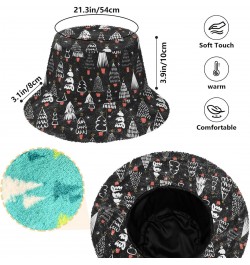 Christmas Trees Bucket Hat for Women Men Packable Bucket Hat Unisex Fishing Cap for Fall Winter Travel Camp Multicolor $10.11...