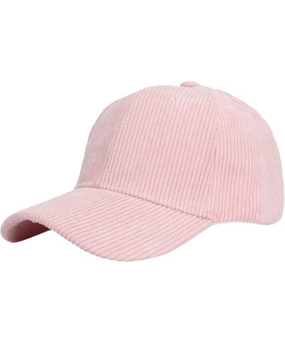 Caps for Men Mens and Womens Summer Fashion Casual Sunscreen Baseball Caps Cap Hats Pink-1 $8.17 Baseball Caps