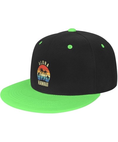 Aloha Hawaiian Islands Baseball Caps Man's Woman Trucker Hat Adjustable Washable Golf Hat Green $11.37 Baseball Caps