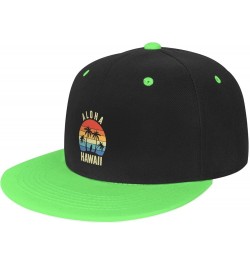 Aloha Hawaiian Islands Baseball Caps Man's Woman Trucker Hat Adjustable Washable Golf Hat Green $11.37 Baseball Caps