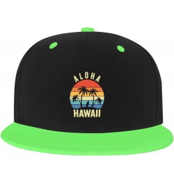 Aloha Hawaiian Islands Baseball Caps Man's Woman Trucker Hat Adjustable Washable Golf Hat Green $11.37 Baseball Caps