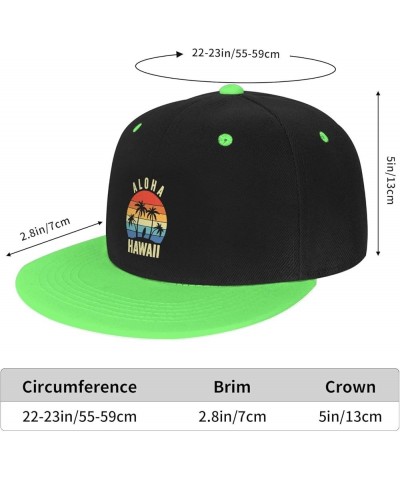 Aloha Hawaiian Islands Baseball Caps Man's Woman Trucker Hat Adjustable Washable Golf Hat Green $11.37 Baseball Caps