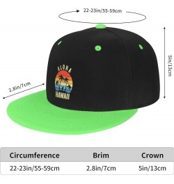 Aloha Hawaiian Islands Baseball Caps Man's Woman Trucker Hat Adjustable Washable Golf Hat Green $11.37 Baseball Caps