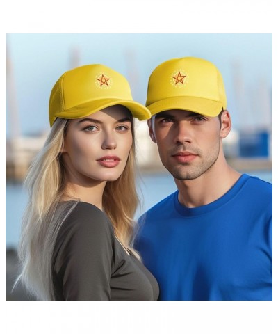 Wicca Baseball Cap Fashion Man's Womens Golf Hat Washable Adjustable Baseball Cap Yellow $14.25 Baseball Caps