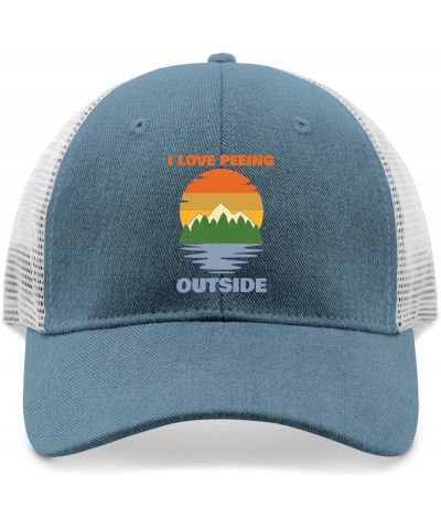 I Like Peeing Outside caps funny golf hat AllBlack black bucket hat Gifts for Him Golf Hats Skyblue $11.58 Sun Hats