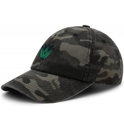 Agave Plant Premium Dad Hat Embroidered Baseball Cap Tequila Black Camo $12.49 Baseball Caps