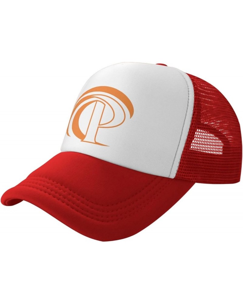 Pepperdine Waves University Trucker Hats for Both Men and Women - Mesh Baseball Snapback Hats Red $9.22 Baseball Caps