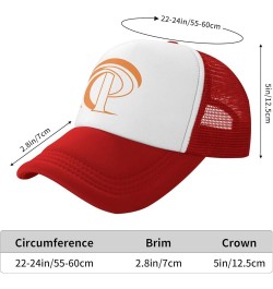 Pepperdine Waves University Trucker Hats for Both Men and Women - Mesh Baseball Snapback Hats Red $9.22 Baseball Caps