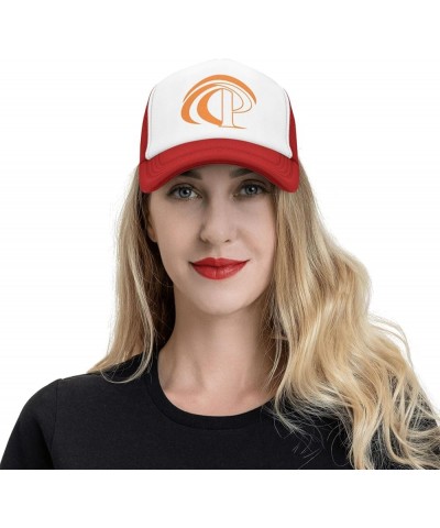 Pepperdine Waves University Trucker Hats for Both Men and Women - Mesh Baseball Snapback Hats Red $9.22 Baseball Caps