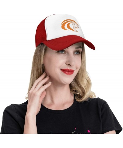 Pepperdine Waves University Trucker Hats for Both Men and Women - Mesh Baseball Snapback Hats Red $9.22 Baseball Caps