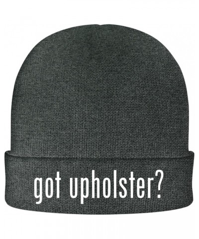 got Upholster? - Soft Adult Beanie Cap Grey $13.94 Skullies & Beanies