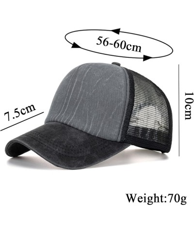 Baseball Cap for Women Men Ponytail Trucker Golf Tennis Hat Hat Adjustable Brain Hat Running Hat Women's Caps Ag $6.43 Baseba...