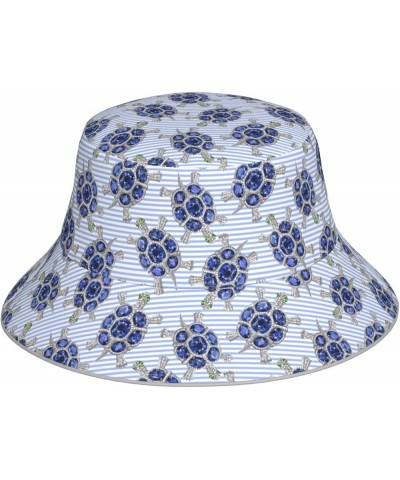 Various Languages Mother Women's Bucket Hats Unisex Double-Side-Wear Reversible Bucket Hat with Reflective Strips Turtle With...