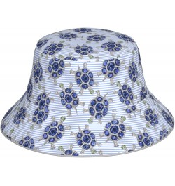 Various Languages Mother Women's Bucket Hats Unisex Double-Side-Wear Reversible Bucket Hat with Reflective Strips Turtle With...