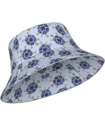 Various Languages Mother Women's Bucket Hats Unisex Double-Side-Wear Reversible Bucket Hat with Reflective Strips Turtle With...