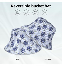 Various Languages Mother Women's Bucket Hats Unisex Double-Side-Wear Reversible Bucket Hat with Reflective Strips Turtle With...