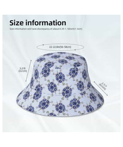 Various Languages Mother Women's Bucket Hats Unisex Double-Side-Wear Reversible Bucket Hat with Reflective Strips Turtle With...