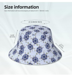 Various Languages Mother Women's Bucket Hats Unisex Double-Side-Wear Reversible Bucket Hat with Reflective Strips Turtle With...