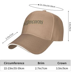 Norwich Sea Unicorns University Unisex Classic Hat Adjustable Fashion Casquette for Men Women Natural $8.42 Baseball Caps