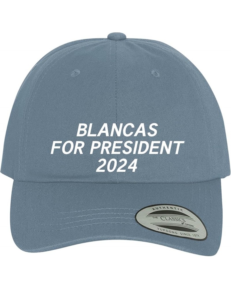 Blancas for President 2024 - Comfortable Dad Hat Baseball Cap Light Blue $16.62 Baseball Caps