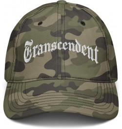 Transcendent Arched Letters Adjustable Baseball Hat Green Camo $15.11 Baseball Caps