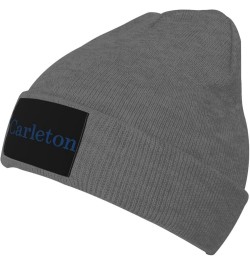 Carleton College Stretch Knit Hat for Men Women Winter Warm Cap Deep Heather $7.50 Skullies & Beanies