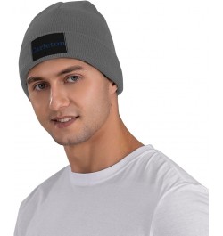 Carleton College Stretch Knit Hat for Men Women Winter Warm Cap Deep Heather $7.50 Skullies & Beanies