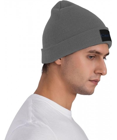 Carleton College Stretch Knit Hat for Men Women Winter Warm Cap Deep Heather $7.50 Skullies & Beanies