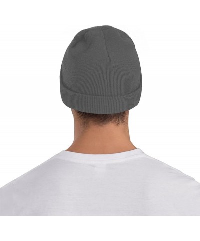 Carleton College Stretch Knit Hat for Men Women Winter Warm Cap Deep Heather $7.50 Skullies & Beanies